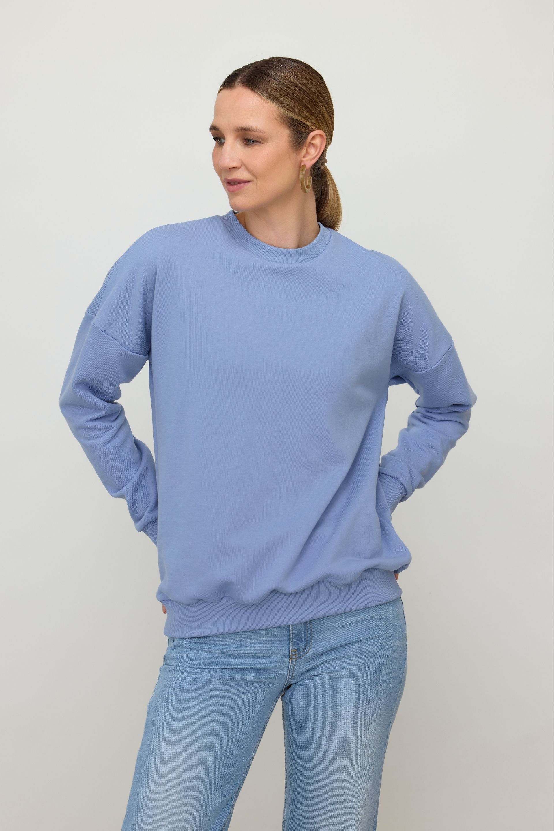 Bluza basic niebieski