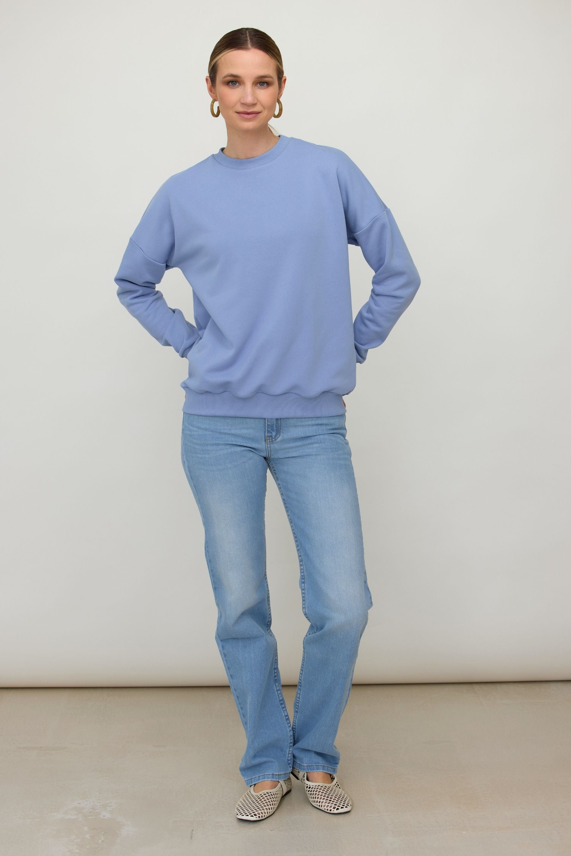 Bluza basic niebieski