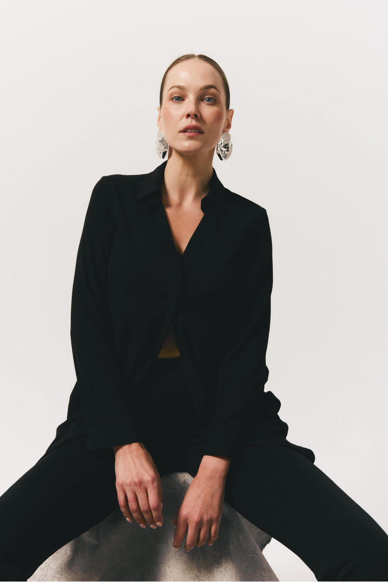Viscose shirt dress