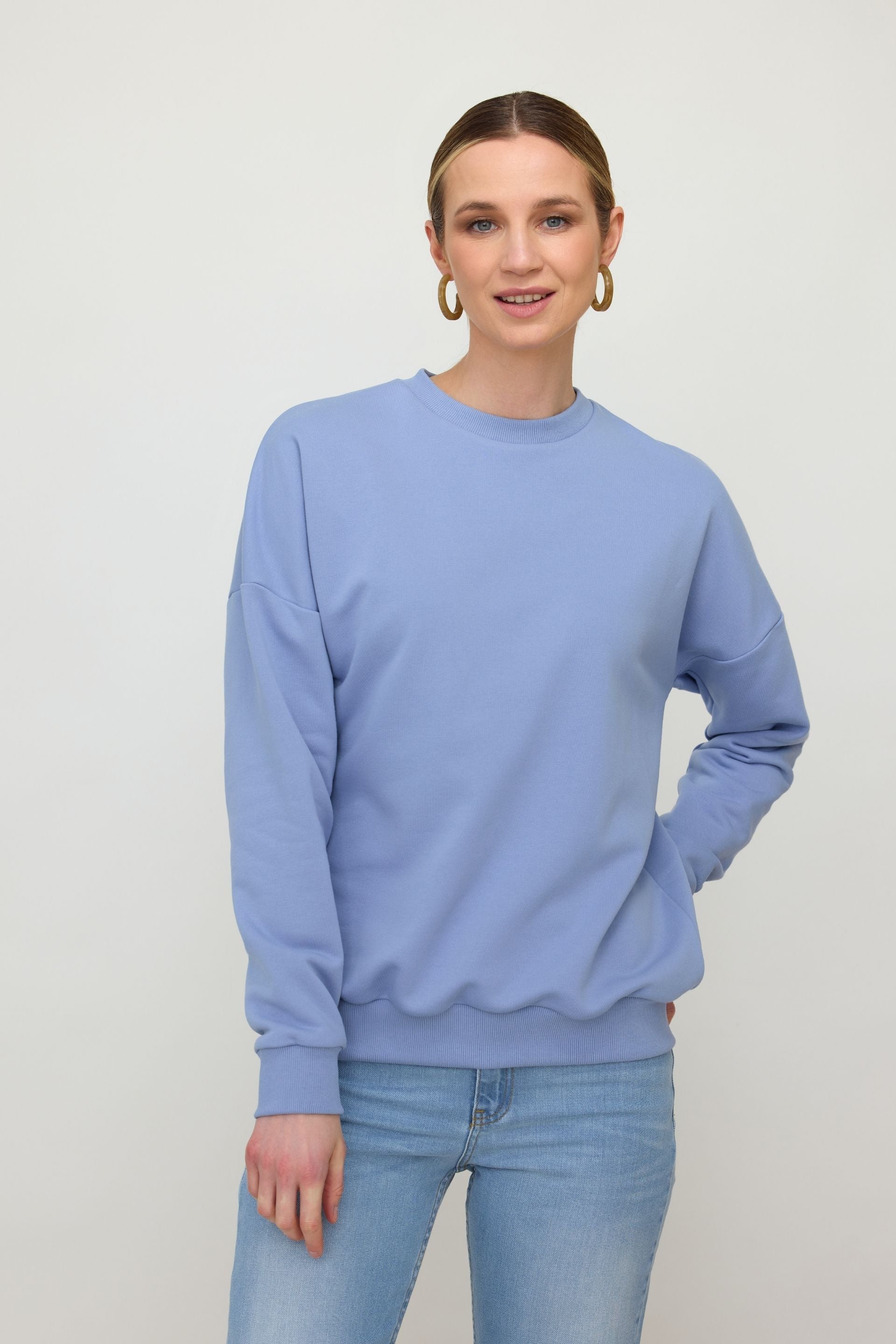 Bluza basic niebieski